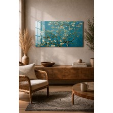 Bu Matbaa Vincent Van Gogh Almond Blossom Çiçekli Dal Tablo – Mavi Dekoratif Duvar Tablosu