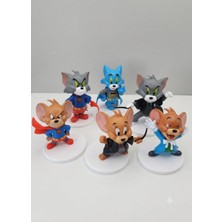 Muzip Store Tom ve Jerry Kahraman Kostümlü Figür 6'lı