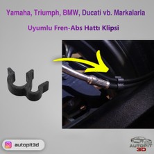 AutoPit 3D Yamaha / Triumph / Bmw / Ducati Uyumlu Fren-Abs Hattı Klipsi