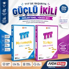 Akm Kitap Üç Dört Beş Tyt Türkçe ve Matematik Soru Bankası 2 Kitap Set