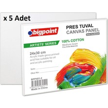 Bigpoint Artists' Pres Tuval 24X30CM x 5 Adet