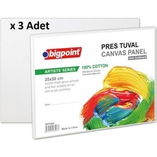 Bigpoint Artists' Pres Tuval 35X50CM x 3 Adet