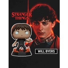 Lagom Stranger Things Will Byers Büyük Kafa Tasarım Figür - Alev Kaideli Upside Down Dizi Karakteri Masaüstü Dekorasyon Figürü