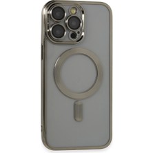 Zenviaa Apple Iphone 14 Pro Max Kılıf Kross Magneticsafe Kapak - Titan Gri ZENVIAA365423