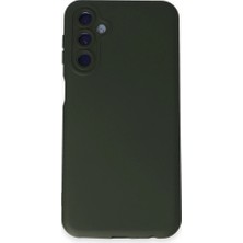 Raftan Topla Samsung Galaxy M34 5g Kılıf Nano Içi Kadife Silikon - Koyu Yeşil