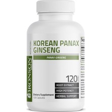 Bronson Korean Panax Ginseng High Potency Root Extract, 120 Capsules - 2 Aylık Kullanım