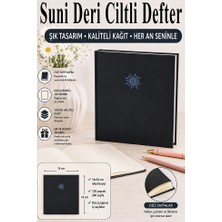 Artlantis Kare Not Defteri 16X16CM 1 Adet Lizz Sert Kapak 120 Yaprak Ciltli Çizgisiz Özel Anı Günlük Defteri Suni Deri