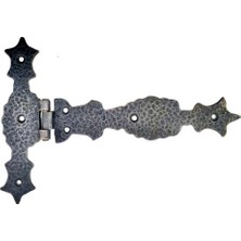 Royaleks Antika Tarz Dekoratif Pirinç Kuyruklu Zambak Menteşe - 175X248 Mm, Oksit