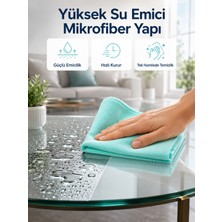 E-Woman Cam Ayna ve Parlak Yüzeyler Için Mikrofiber Temizlik Bezi Leke ve Iz Bırakmaz - Lisinya