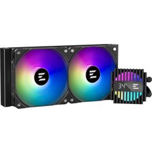 Zalman Alpha2 V2 A24 Siyah 71 Cfm 1800RPM 2*12CM Argb Fan Am5 / LGA1851 240MM Sıvı Soğutmalı Cpu Fan