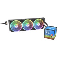 "thermaltake Mınecube 360 Ultra 3,95"" Tft LCD 3X120MM Argb Fanlı Sıvı Soğutma Kiti"