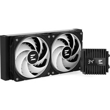 Zalman Alpha2 A24 Siyah 71 Cfm 1800RPM 2*12CM Argb Fan Amd Am5/ıntel LGA1700 240MM Sıvı Soğutma
