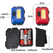 Gees Global PS-T89 Mini Pilli Cob LED 3 Mod Su Geçirmez Kafa Feneri Lambası