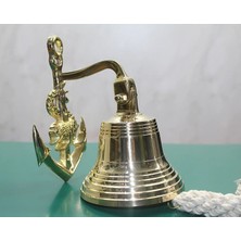 Royaleks Pirinç Duvara Asmalı Çapalı Çan 6098