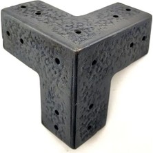 Royaleks Antika Tarz Dekoratif Pirinç Köşe Gönye - 68X68 Mm, Oksit