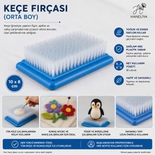 Skc Keçe Fırçası Orta Boy 10 x 8 cm Needle Felting Keçe Iğneleme Altlığı
