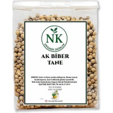 Nk Organik Akbiber Beyaz Karabiber Tane 90 gr