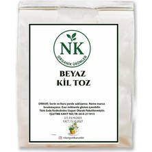 Nk Organik Beyaz Kil Toz 1kg