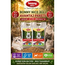 Bonny Nice Doğal Çam Peleti Kedi Kumu 5 Kg 10 Lt x 2 Paket