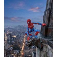 Lagom Spider-Man Dummy 13 Hareketli Eklemli Figür - Örümcek Adam Pozlanabilir Süper Kahraman Masaüstü Aksiyon Oyuncağı