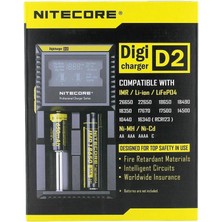 Royaleks Nitecore D2 Digi Charger Li-Ion / Nı-Cd / Nı-Mh / Lifepo4 Dijital Pil Şarj Cihazı