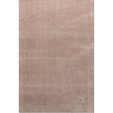 Rugzella Glade Taupe Bej Düz Renk Uzun Havlı Peluş Iskandinav Shaggy Halı
