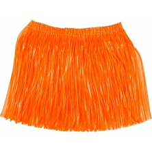 Uslucan Alışveriş Neon Turuncu Hawaii Parti Eteği 40 cm