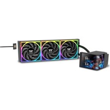 "thermaltake Magcurve 360 Ultra 6,67"" Amoled Ekranlı 3X120MM Argb Fanlı Sıvı Soğutma Kiti"