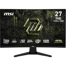 MSI 27 Msı Mag 274CF E20 200HZ 0.5ms Fhd Rapid Va 1500R Curved Freesync Premium Gaming Monitör
