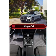 Mercedes-Benz Glb Koyu Gri 8d Diamond Premium Deri Oto Paspas