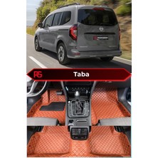 Nissan Townstar Taba Renk 8d Diamond Premium Havuzlu Deri Oto Paspas