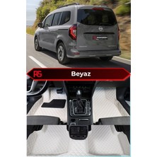 Nissan Townstar Beyaz Renk 8d Diamond Premium Kaymaz Deri Oto Paspas