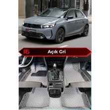 Opel Corsa Elektrik Açık Gri 8d Diamond Premium Havuzlu Deri Oto Paspas