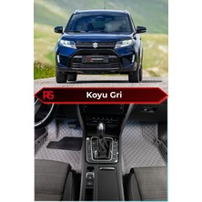 Suzuki Vıtara Hibrit Koyu Gri 8d Diamond Premium Deri Oto Paspas