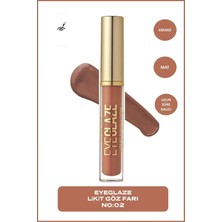 Golden Rose Eye Glaze Liquid Eyeshadow No: 02 Cinnamon - Mat Likit Far