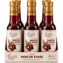 Şifa Ana 6 Adet Zencefilli Pancar Kvass (250ml.) Cam Şişede