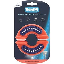 M-Pets Dental Squeaky Ring Diş Fırçalı Köpek Oyuncağı 10,6 x 10 x 3,8 cm