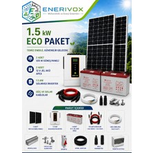1.5kw Eco Güneş Enerji Sistemi Paketi