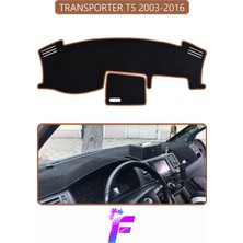 Volkswagen T5 (2003-2016) Uyumlu Torpido Örtüsü | Yansıma Önleyici | Tam Koruma | Hızlı Montaj | K64