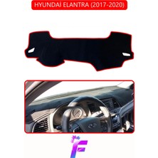 Hyundai Elantra (2017-2020) Uyumlu Torpido Örtüsü | Yansıma Önleyici | Hızlı Montaj | Koruma | G21
