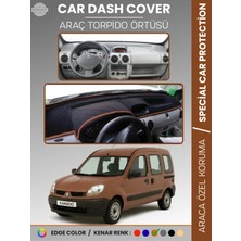 Renault Kangoo (1997-2008) Aırbagsız Torpido Örtüsü Ön Panel Koruma Tam Uyum Uv Koruma Kaymaz