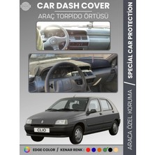 Renault Clıo 1 (1994-1998) Torpido Örtüsü Ön Göğüs Koruma Torpido Koruma Araca Özel Tam Uyum