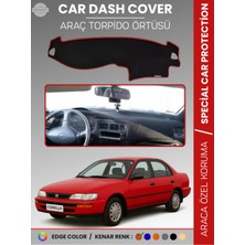 Toyota Corolla E100 (1991-1995) Torpido Örtüsü Ön Göğüs Koruma Araca Özel Çatlamayı Önler Kaymaz