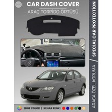 Mazda 3 (2003-2009) Torpido Örtüsü Panel Halısı Koruma Torpido Koruma Araca Özel Kaymaz Kolay Montaj