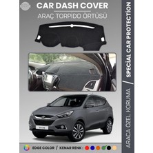 Hyundai İX35 (2009-2015) Torpido Örtüsü Ön Göğüs Koruma Tam Uyum Çatlamayı Önler Kaymaz Kolay Montaj