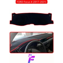 Ford Focus 4 (2017-2021) Uyumlu Torpido Örtüsü | Kolay Montaj | Kaymaz Tasarım | Tam Uyum | F9