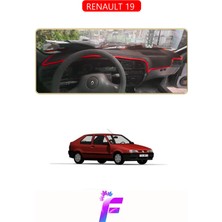 Renault 19 Uyumlu Torpido Örtüsü | Yansıma Önleyici | Tam Koruma | Hızlı ve Kolay Montaj | J39