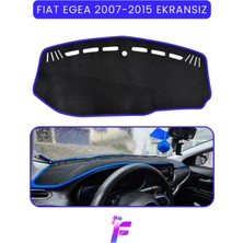 Fıat Egea (2007-2015) Ekransız Araca Özel Torpido Örtüsü | Ön Göğüs Kılıfı | Tam Koruma | TB17