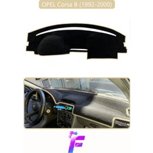 Opel Corsa B (1992-2000) Uyumlu Torpido Örtüsü | Yansıma Önleyici | Tam Koruma | Kolay Montaj | H73