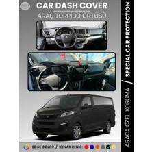 Peugeot Traveller (2016-2023) Torpido Örtüsü Panel Koruma Torpido Koruma Tam Uyum Kaymaz Özel Kesim